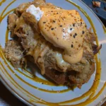 Croque Benedict Madame (Open toast, no tradicional)